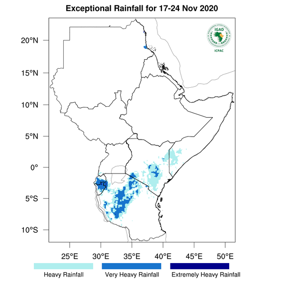 Heavy rainfall