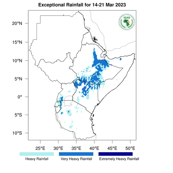 Heavy rainfall