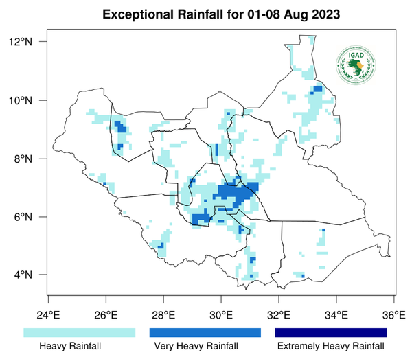 Heavy rainfall