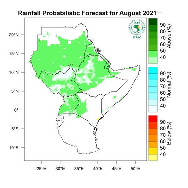 Rainfall forecast (Total mm)