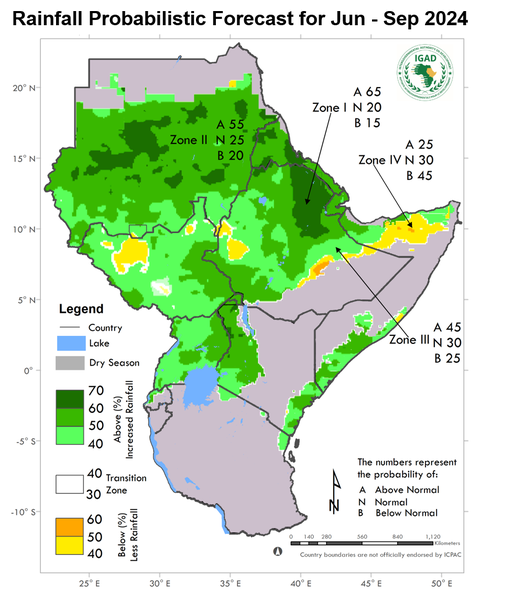 Rainfall forecast