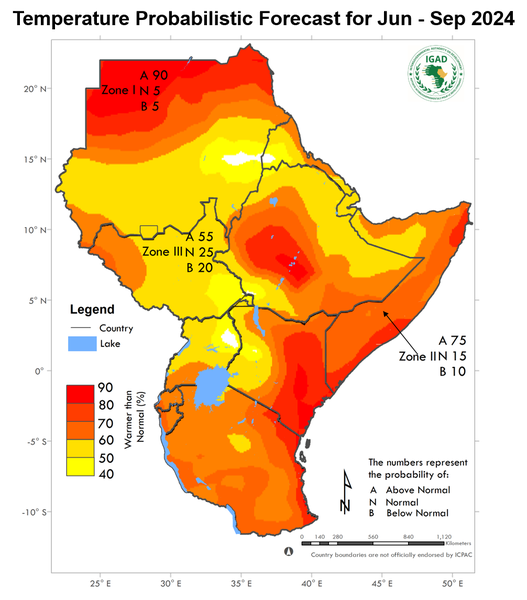Temperature forecast