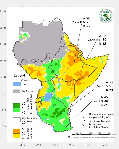 Rainfall forecast