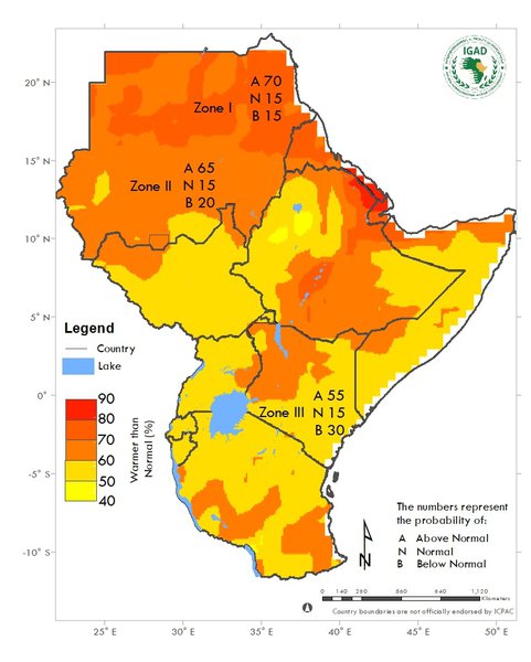 Temperature forecast