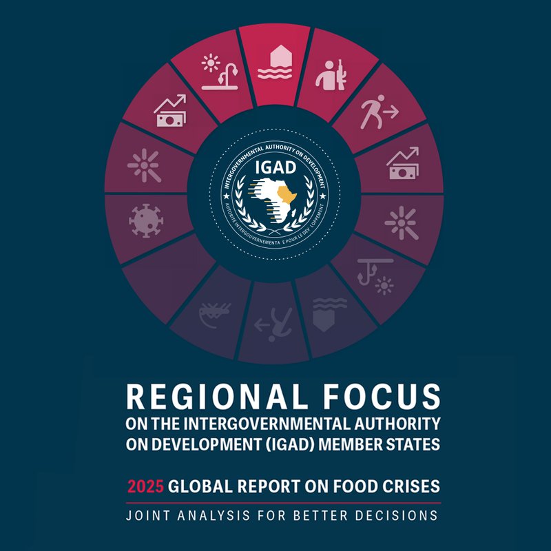 42 million people in six IGAD member states face high levels of acute hunger in 2025