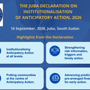 THE JUBA DECLARATION ON INSTITUTIONALISATION OF ANTICIPATORY ACTION, 2026