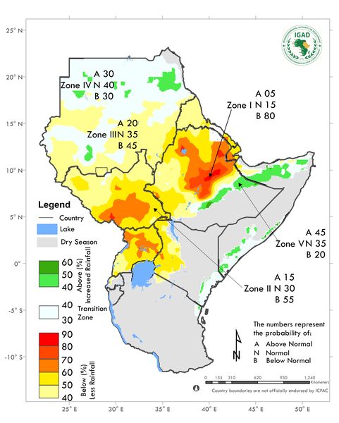 Rainfall forecast