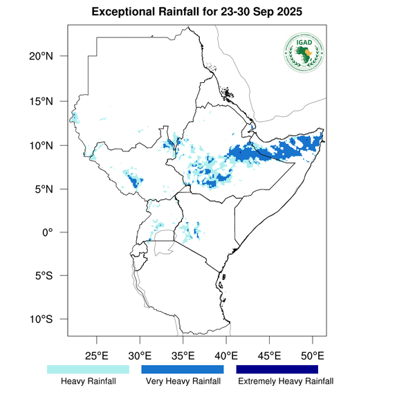 Heavy rainfall