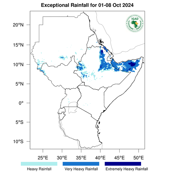 Heavy rainfall