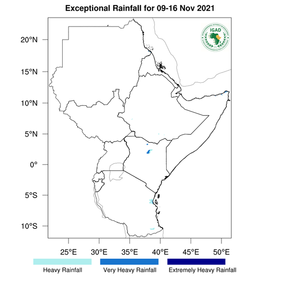 Heavy rainfall