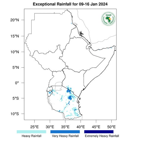 Heavy rainfall