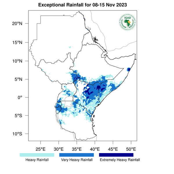 Heavy rainfall