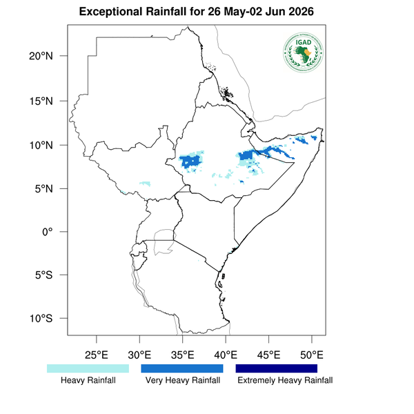 Heavy rainfall