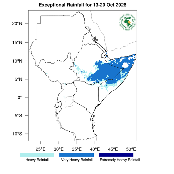 Heavy rainfall