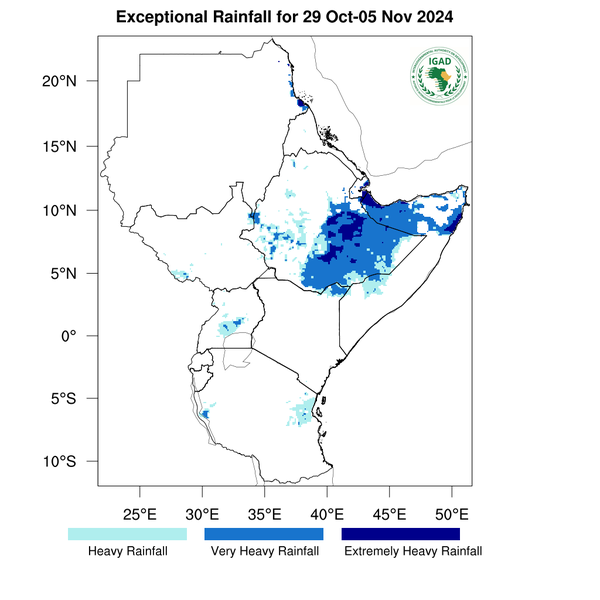 Heavy rainfall