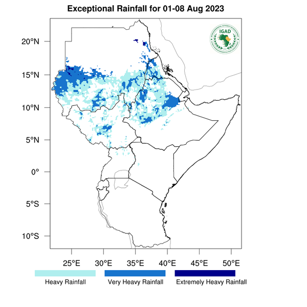 Heavy rainfall