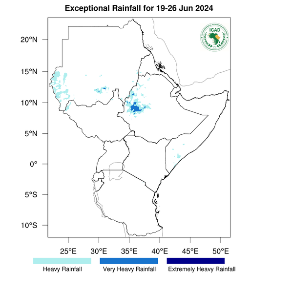 Heavy rainfall