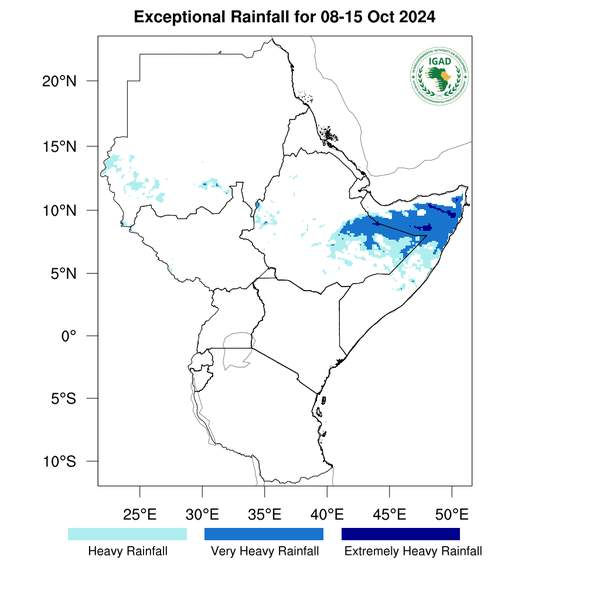 Heavy rainfall
