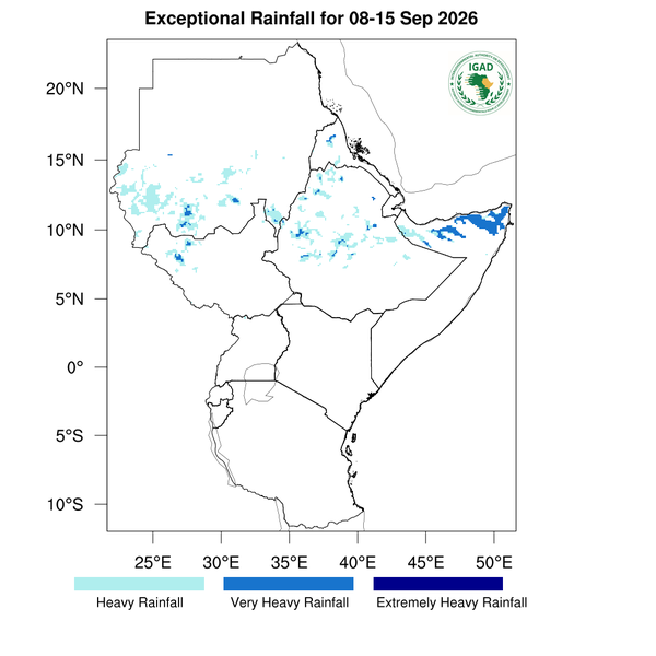 Heavy rainfall