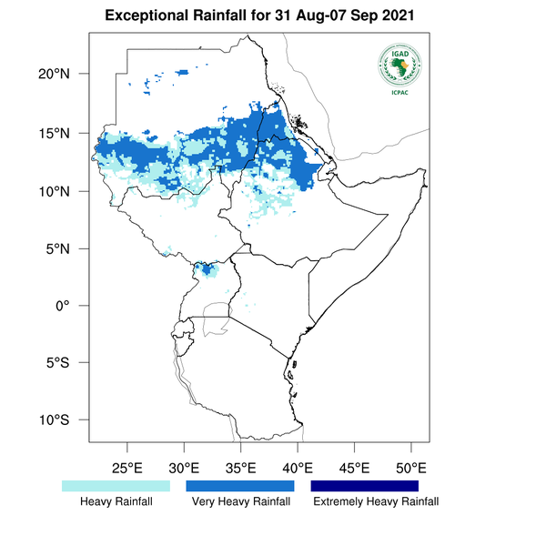 Heavy rainfall