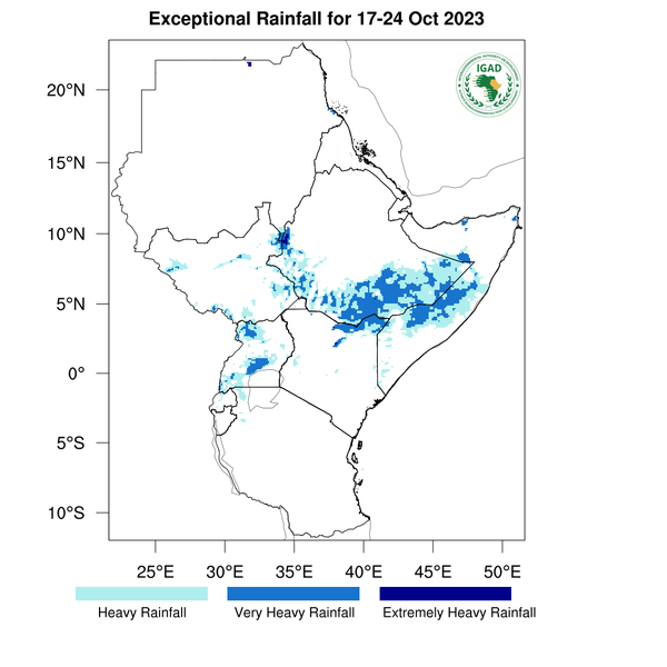 Heavy rainfall