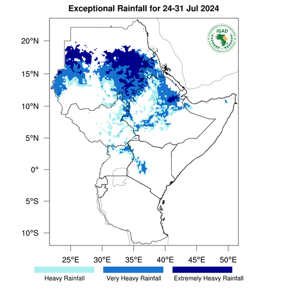 Heavy rainfall