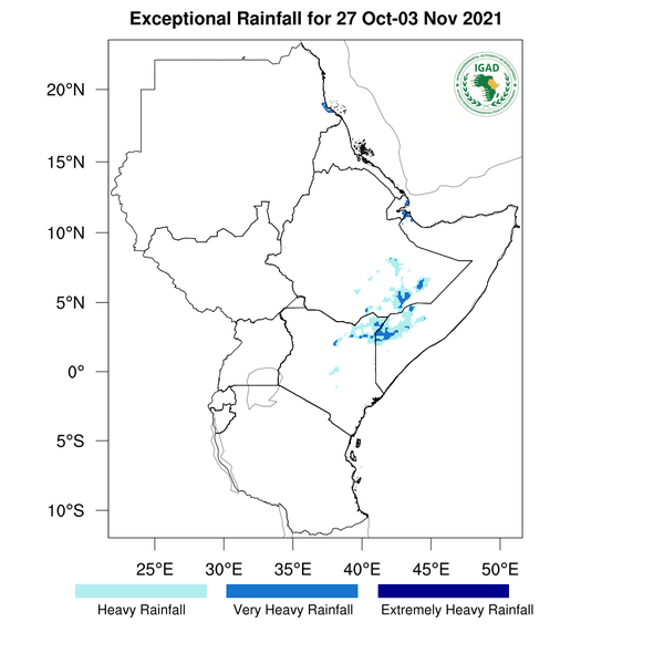 Heavy rainfall