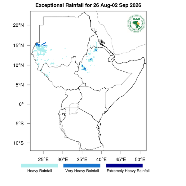 Heavy rainfall