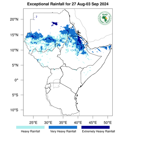 Heavy rainfall