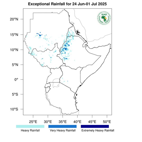 Heavy rainfall
