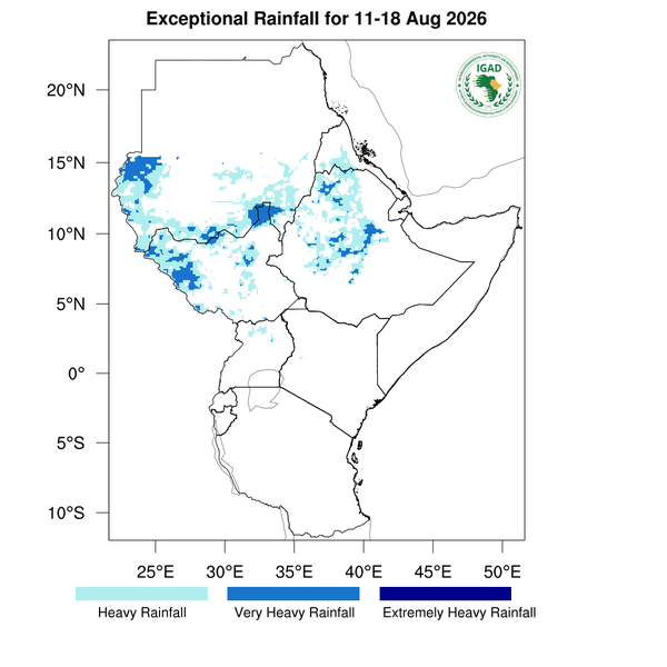 Heavy rainfall