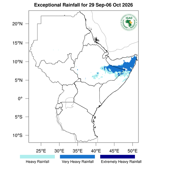 Heavy rainfall