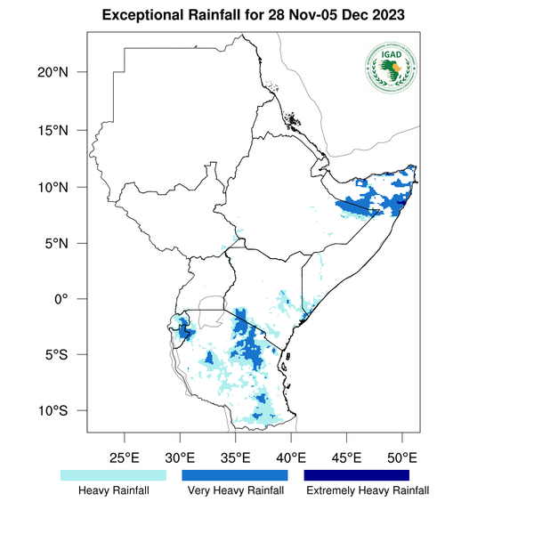 Heavy rainfall