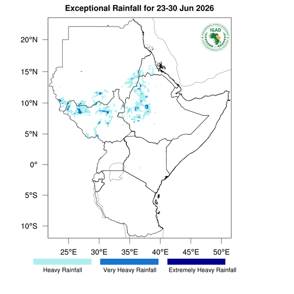 Heavy rainfall