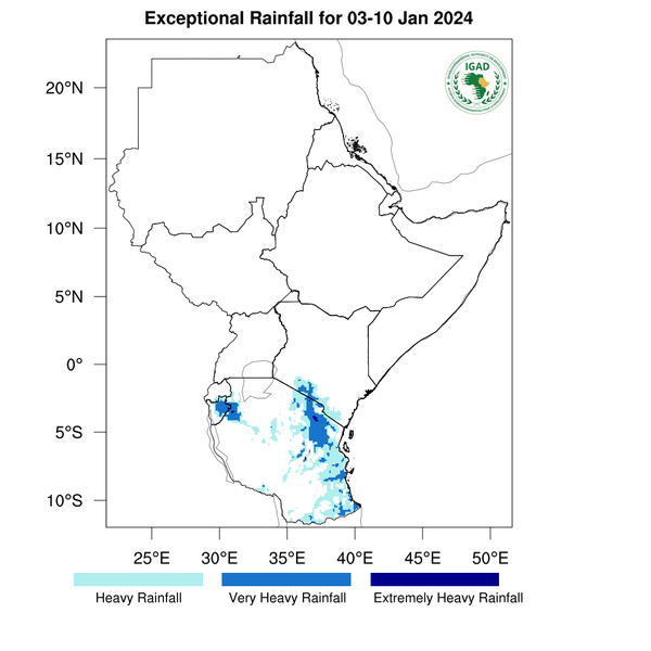 Heavy rainfall