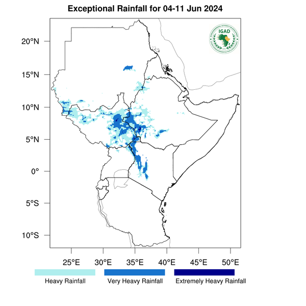 Heavy rainfall
