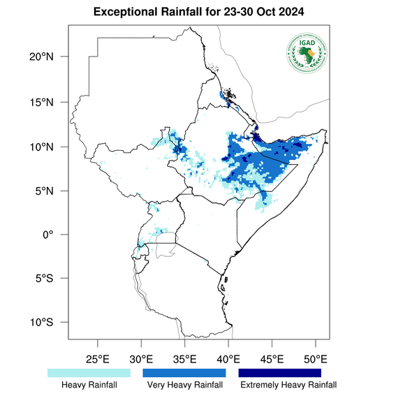 Heavy rainfall
