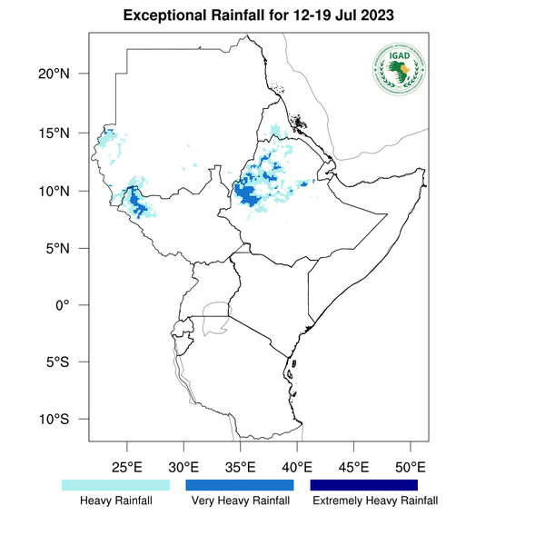 Heavy rainfall