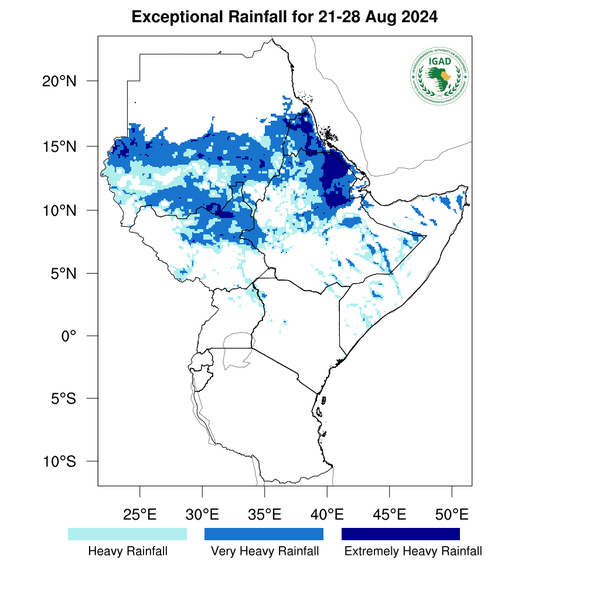 Heavy rainfall
