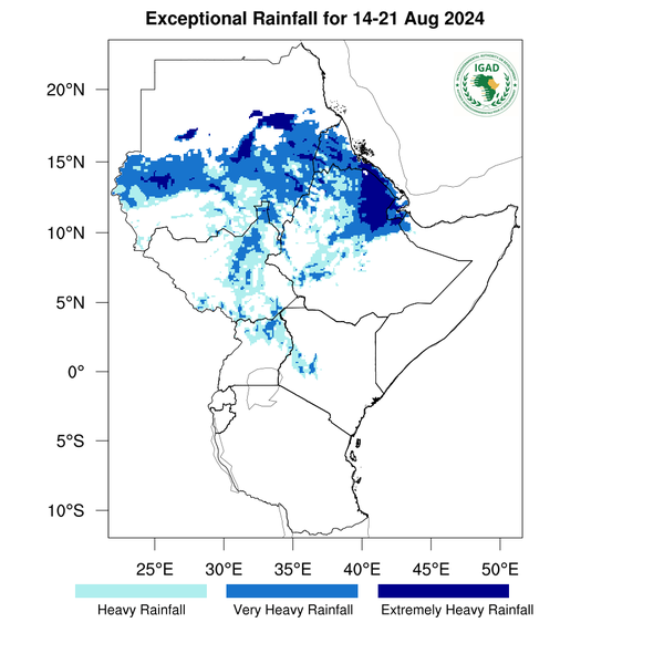Heavy rainfall