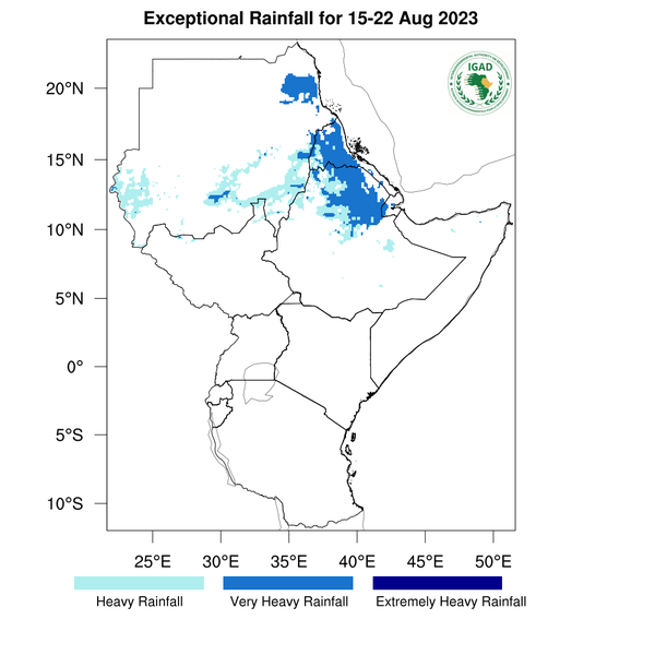 Heavy rainfall