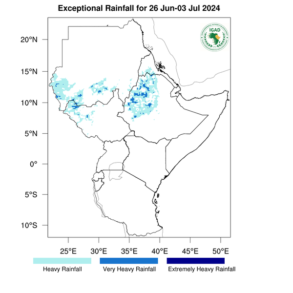 Heavy rainfall