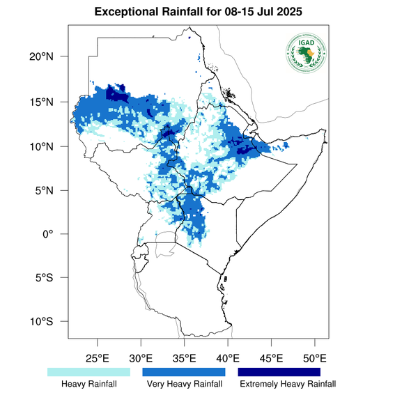 Heavy rainfall