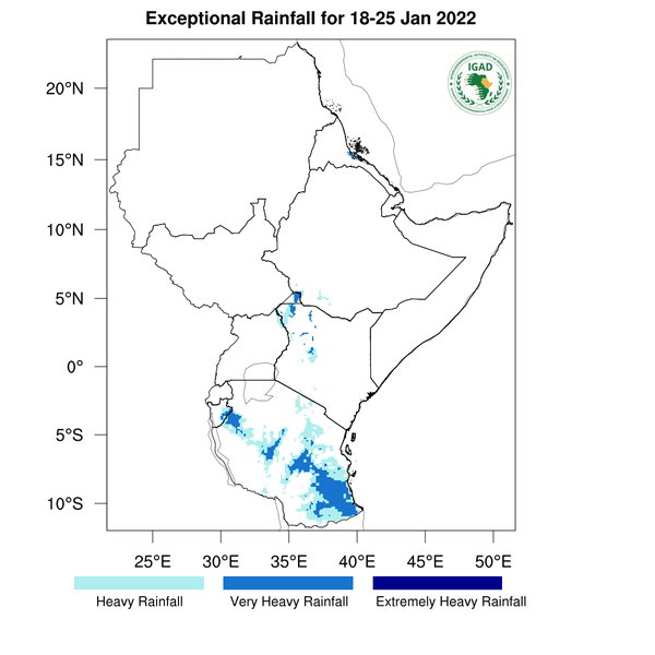 Heavy rainfall
