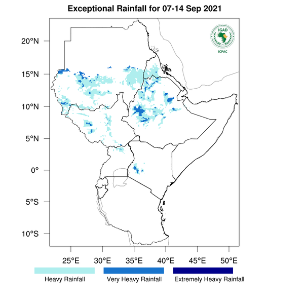 Heavy rainfall
