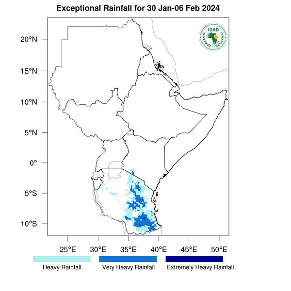 Heavy rainfall