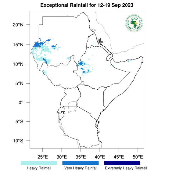 Heavy rainfall