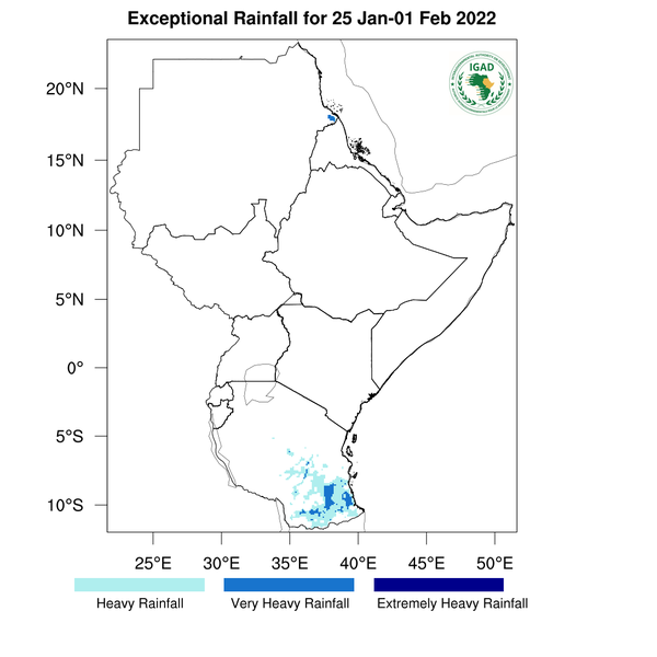 Heavy rainfall