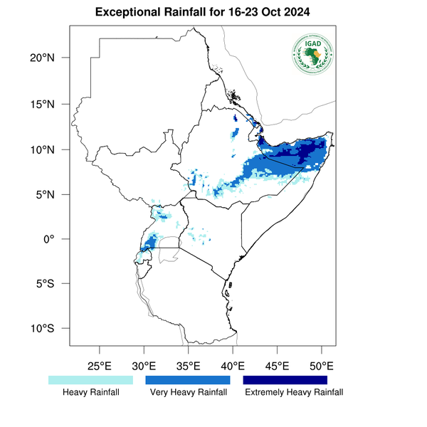 Heavy rainfall