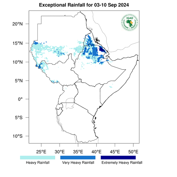 Heavy rainfall